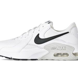 Nike Air Max White with Black Swoosh